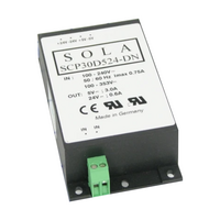 SOLAHD SCP DIN POWER SUPPLY, 30W, 5/24V OUTPUT, 85-264V IN, SWITCHING, LOW PROFILE(SCP 30D524-DN)